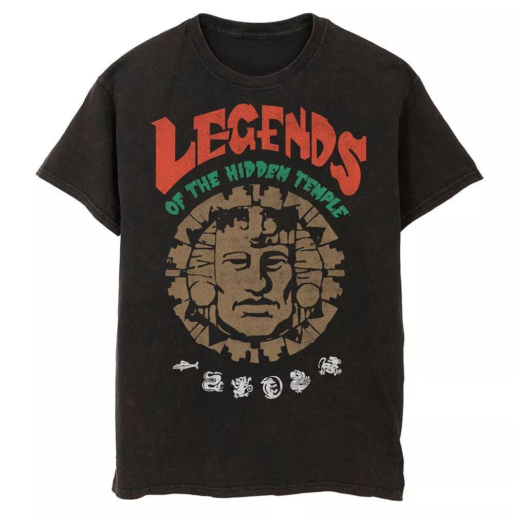 Mens Nickelodeon Legends Of The Hidden Temple Vintage Mineral Wash Graphic Tee Product Image