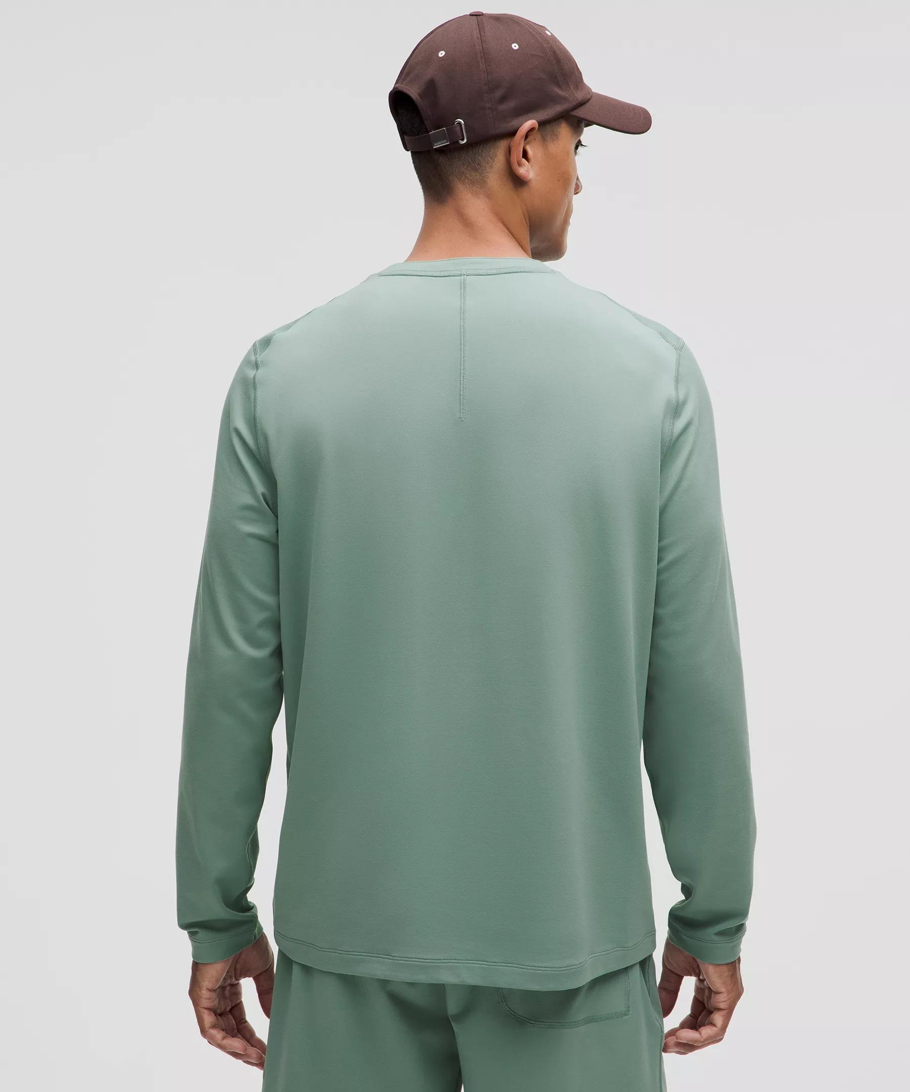 Soft Jersey Long-Sleeve Henley Product Image
