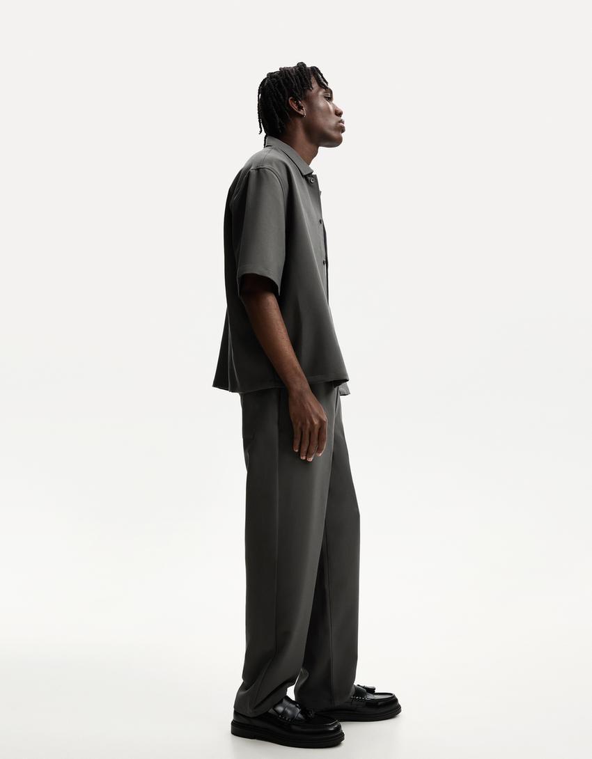 Straight fit tailored sweatpants Product Image