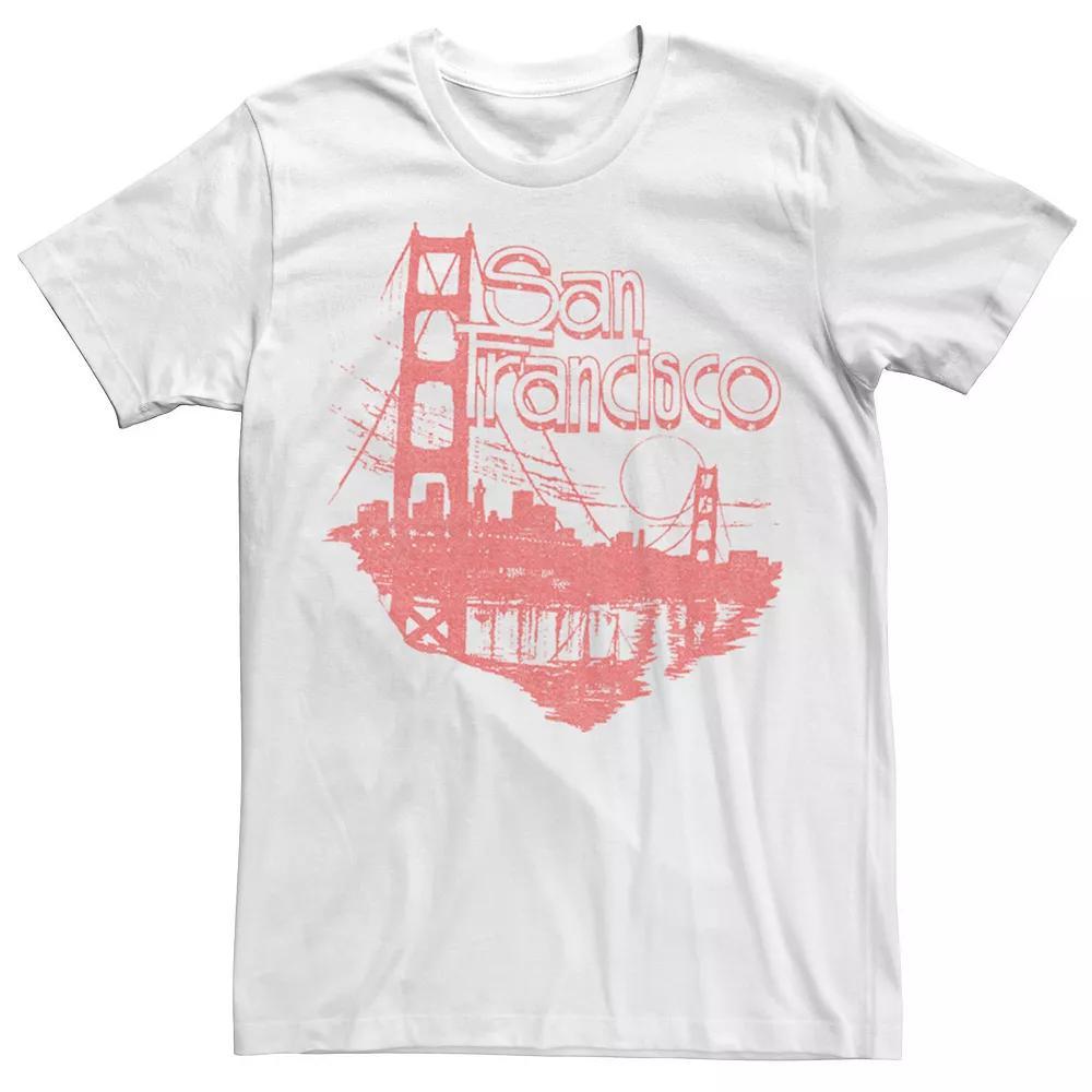 Men's San Francisco Golden Gate Destination California Tee, Size: XL, White Product Image