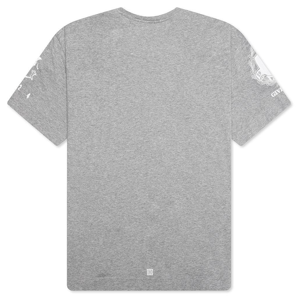 Crest T-Shirt - Light Grey Melange Male Product Image