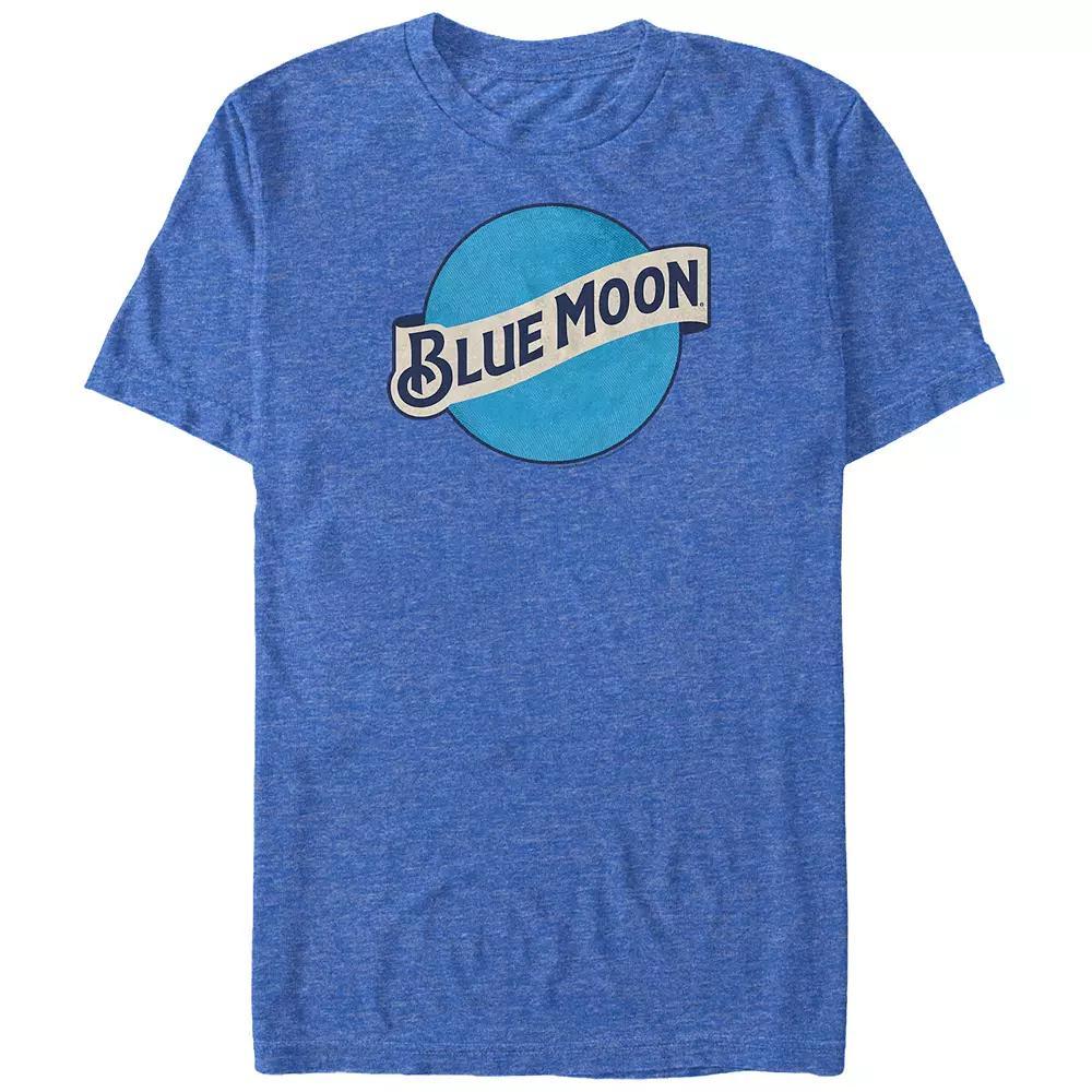 Big & Tall Blue Moon Stamp Graphic Tee, Men's, Size: Large Tall, Royal Grey Product Image
