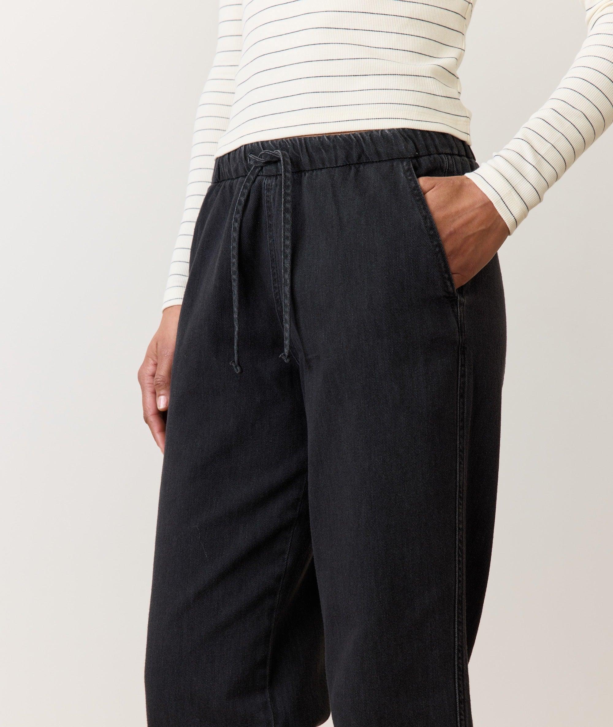 Drawstring Denim Pant Product Image