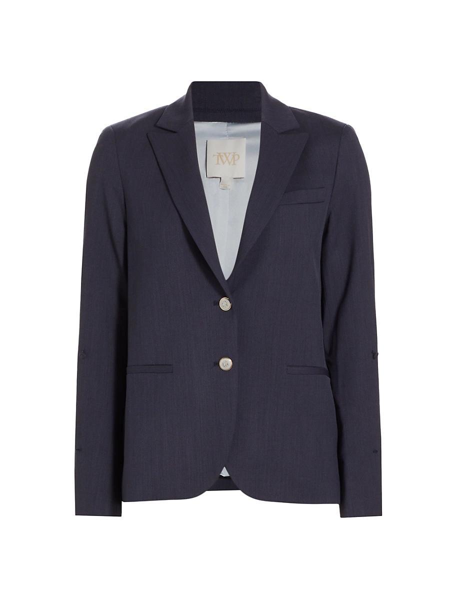 Womens Wool Boyfriend Blazer Product Image