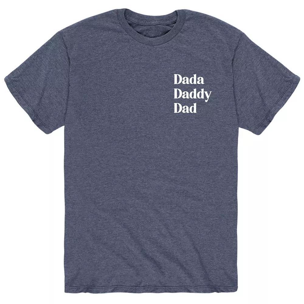 Men's Dada Daddy Dad Tee, Size: Small, Blue Product Image