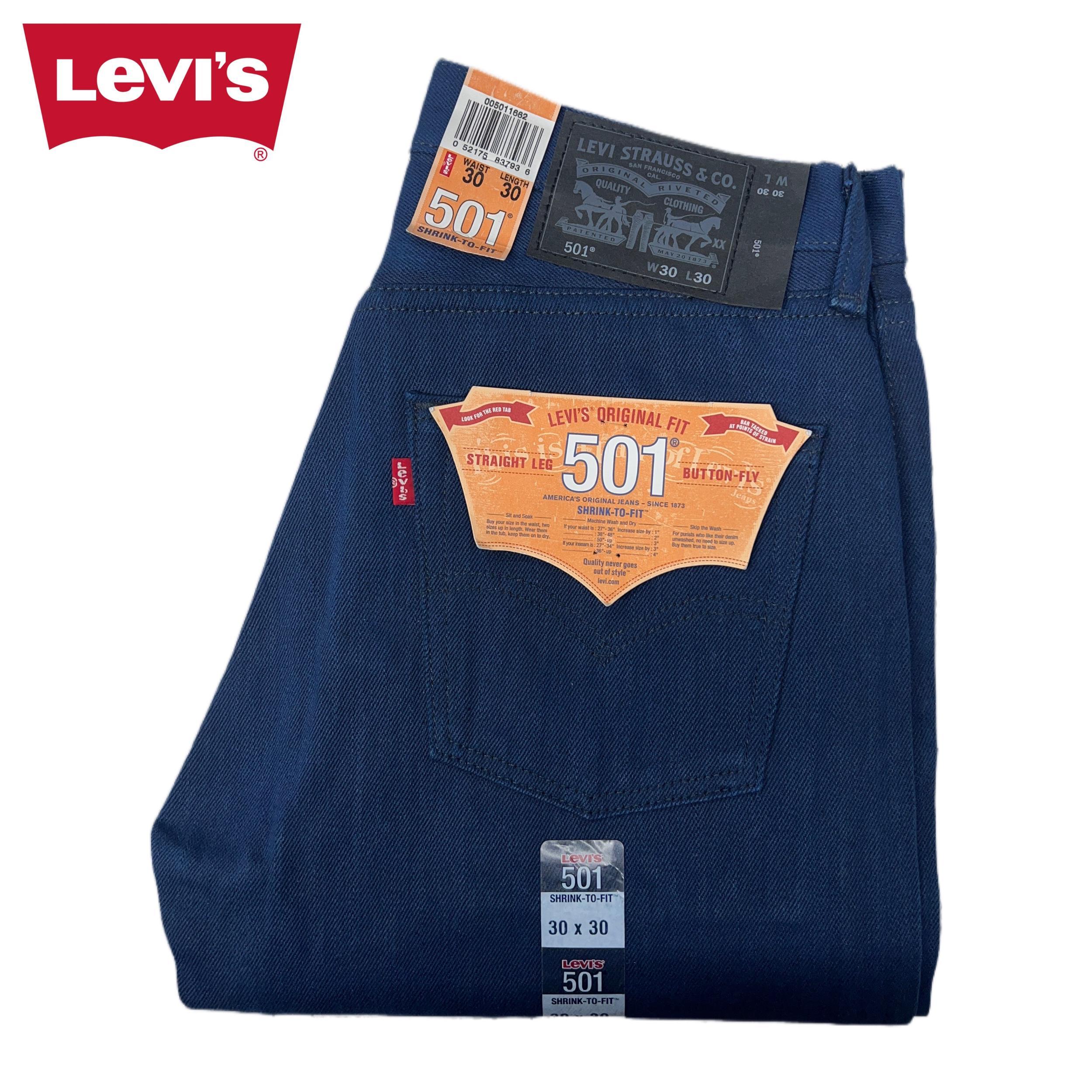 Levi's 501 Shrink-to-Fit - Navy Male Product Image