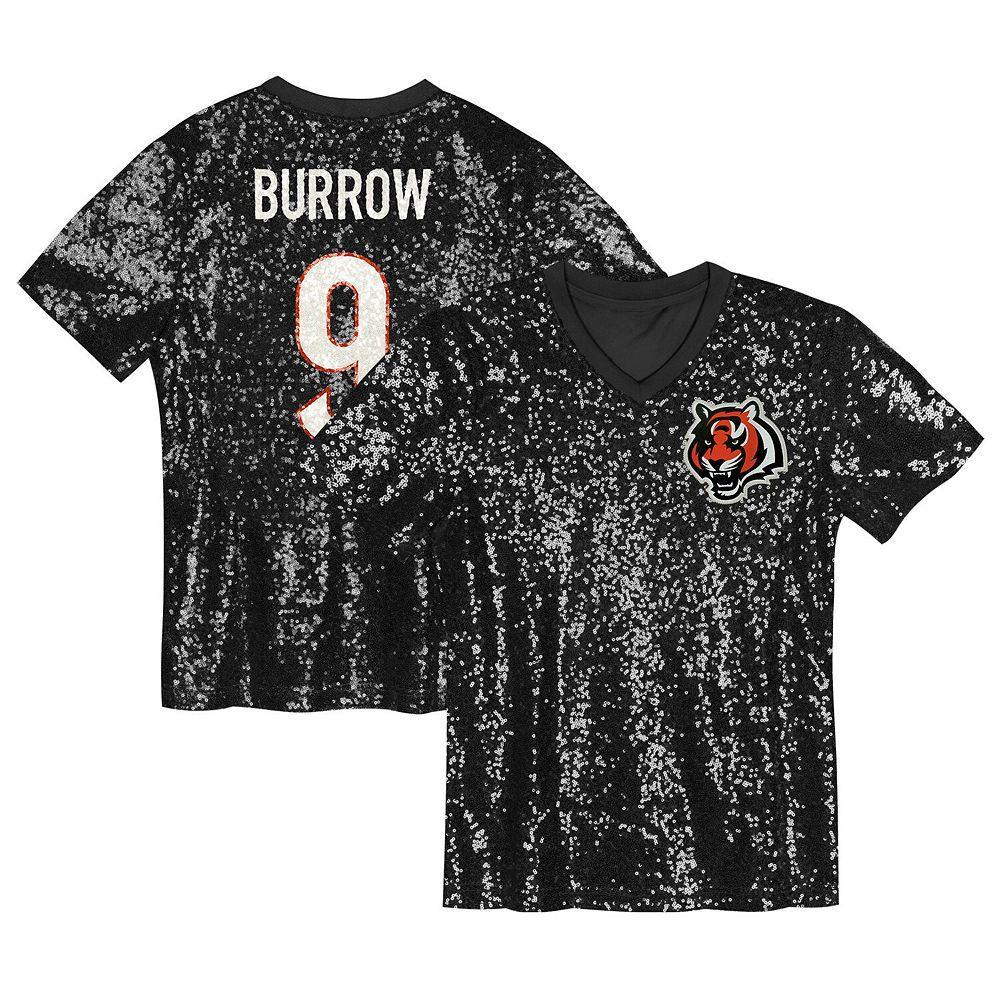 Womens Joe Burrow Cincinnati Bengals Player Name & Number V-Neck Fashion Jersey Product Image