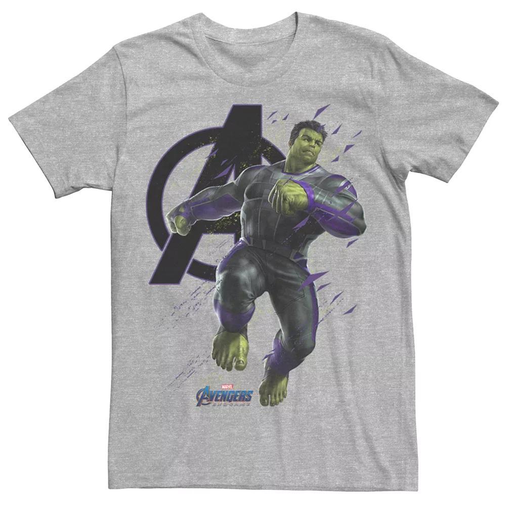 Men's Marvel Avengers Endgame Hulk Space Particles Tee, Size: Large, Athletic Grey Product Image