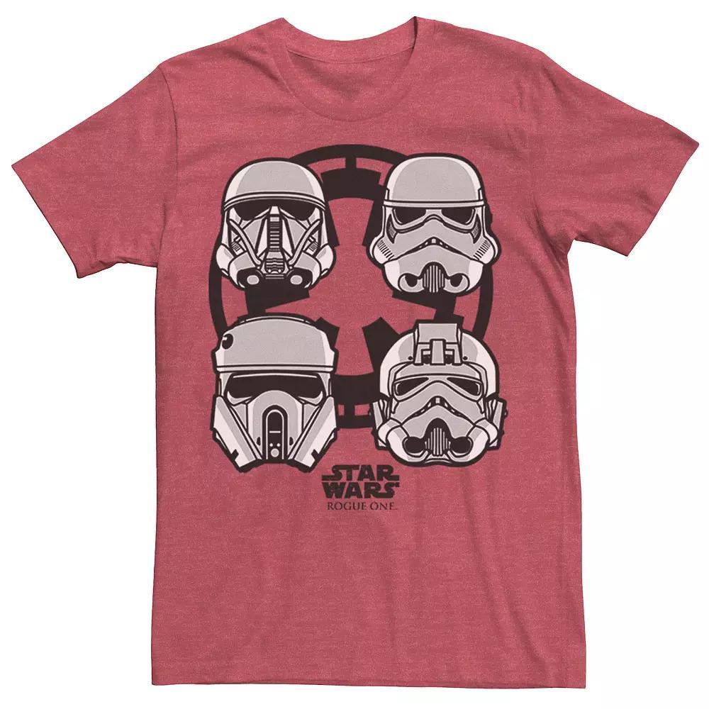 Men's Star Wars Rogue One Stormtrooper Helmet Empire Logo Tee, Size: XXL, Grey Heather Product Image