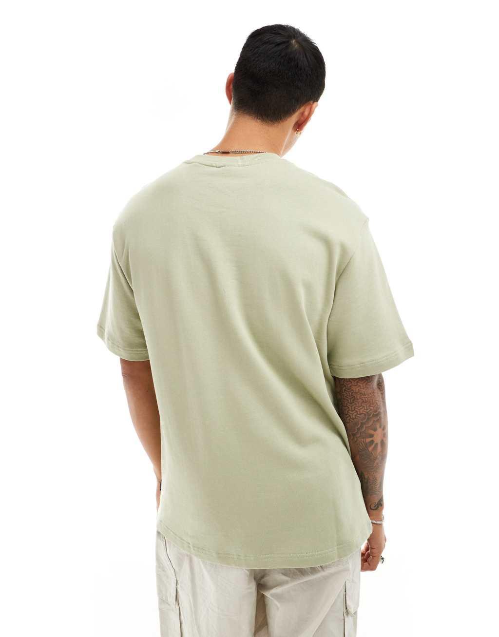 ONLY & SONS heavy T-shirt in sage  Product Image