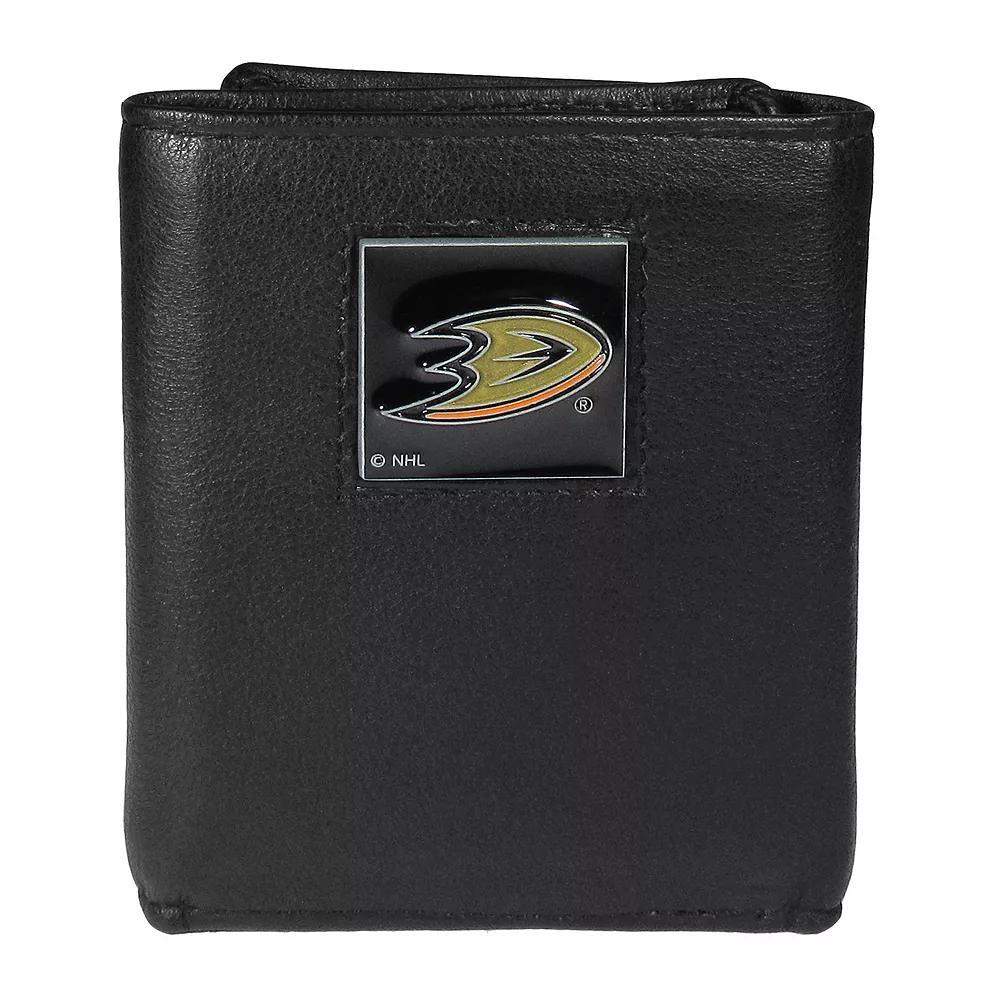 Men's Anaheim Ducks Trifold Wallet, Dks Black Product Image