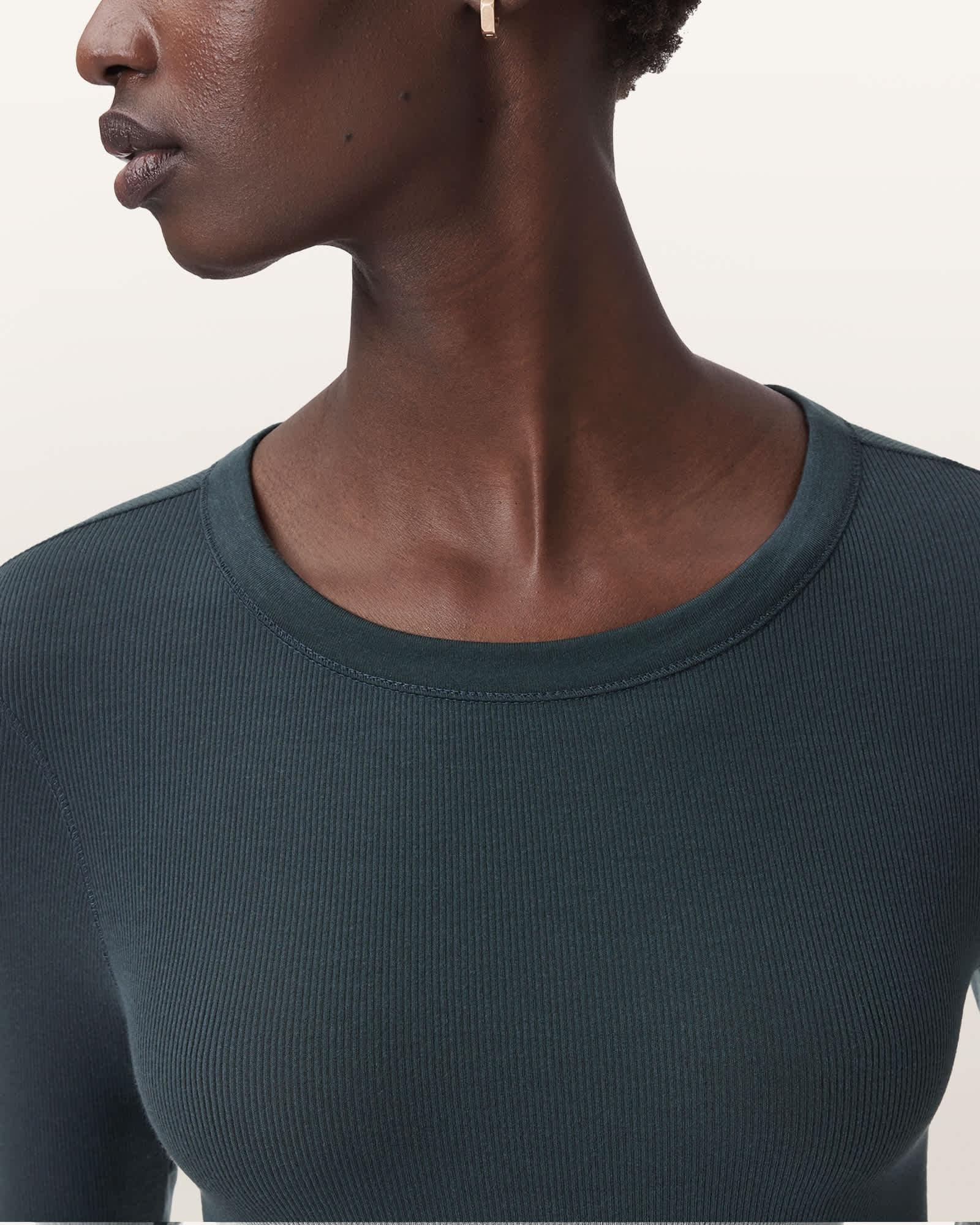 Rina Long Sleeve Crew Neck T-Shirt Product Image