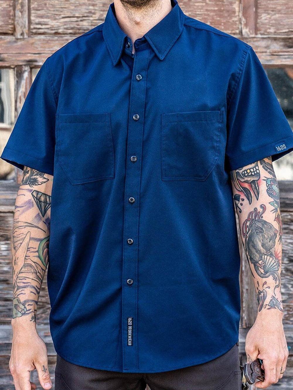 Made in L.A. Jersey Full-Placket Polo Product Image