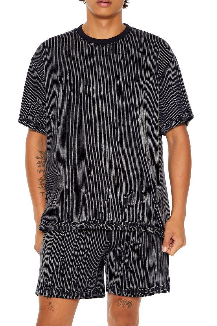 Abstract Striped Crew Tee | Forever 21 Product Image