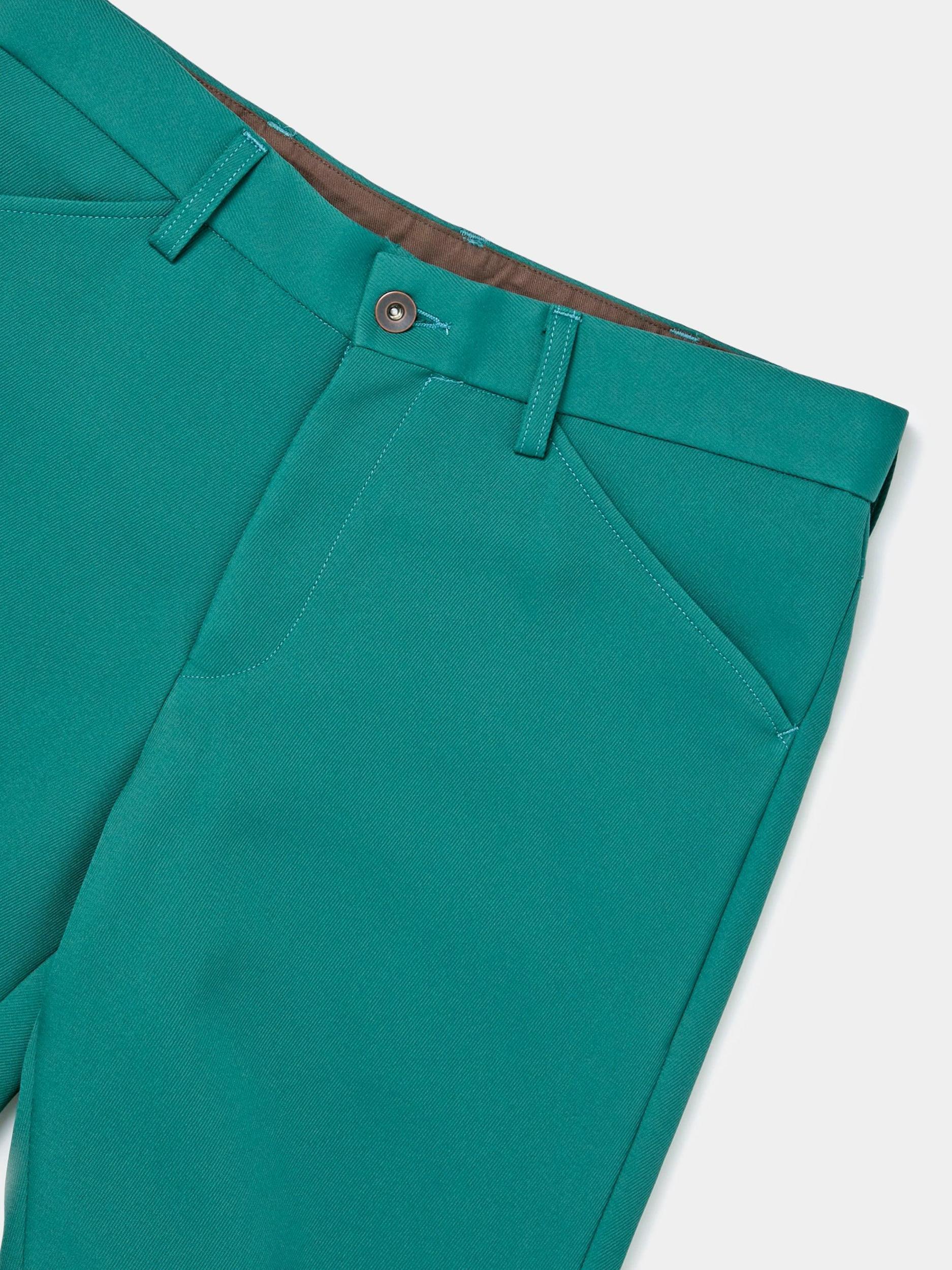 Flared Trouser (Dull Green) Product Image