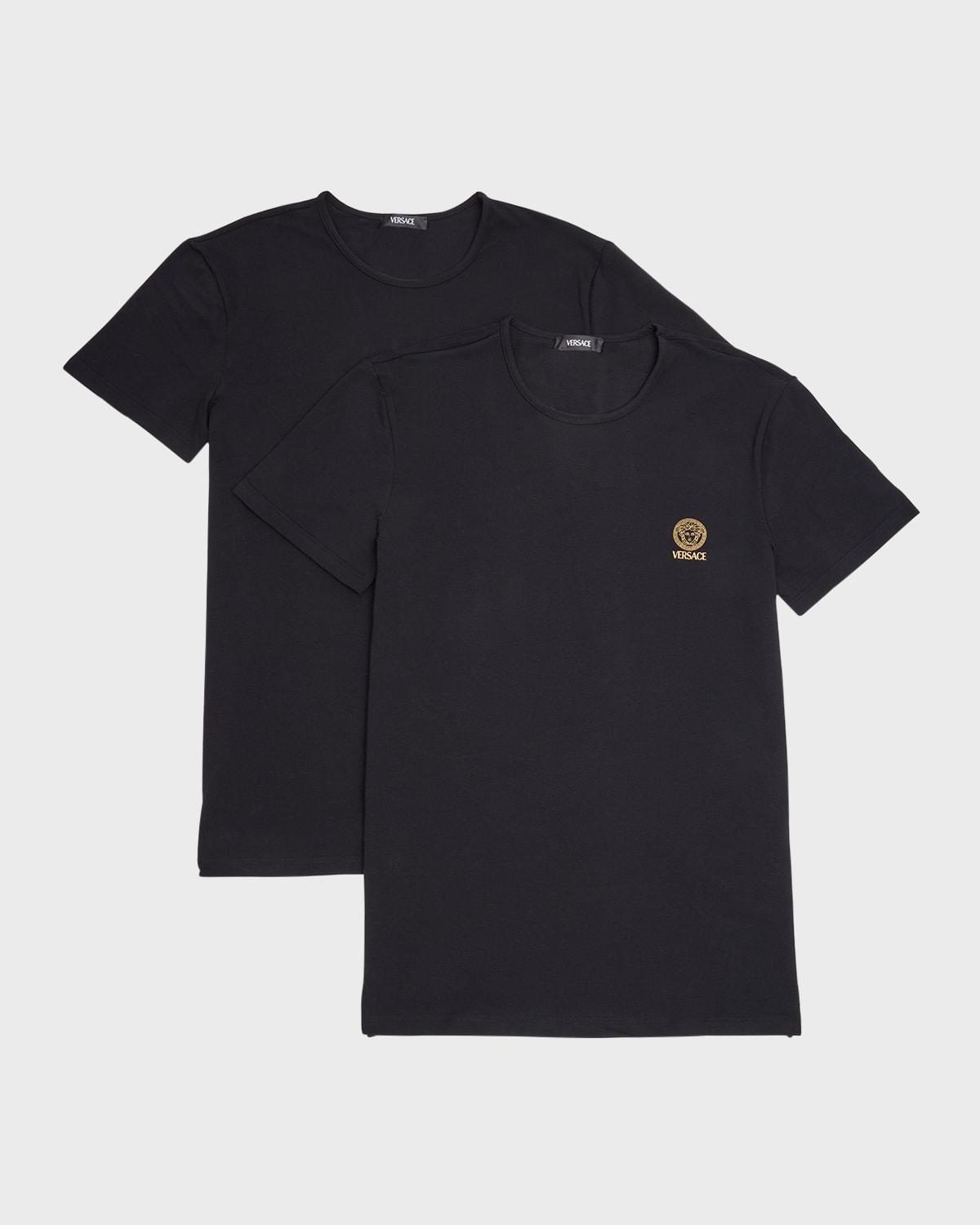 Versace Mens Cotton Blend Tees, Pack of 2 Product Image