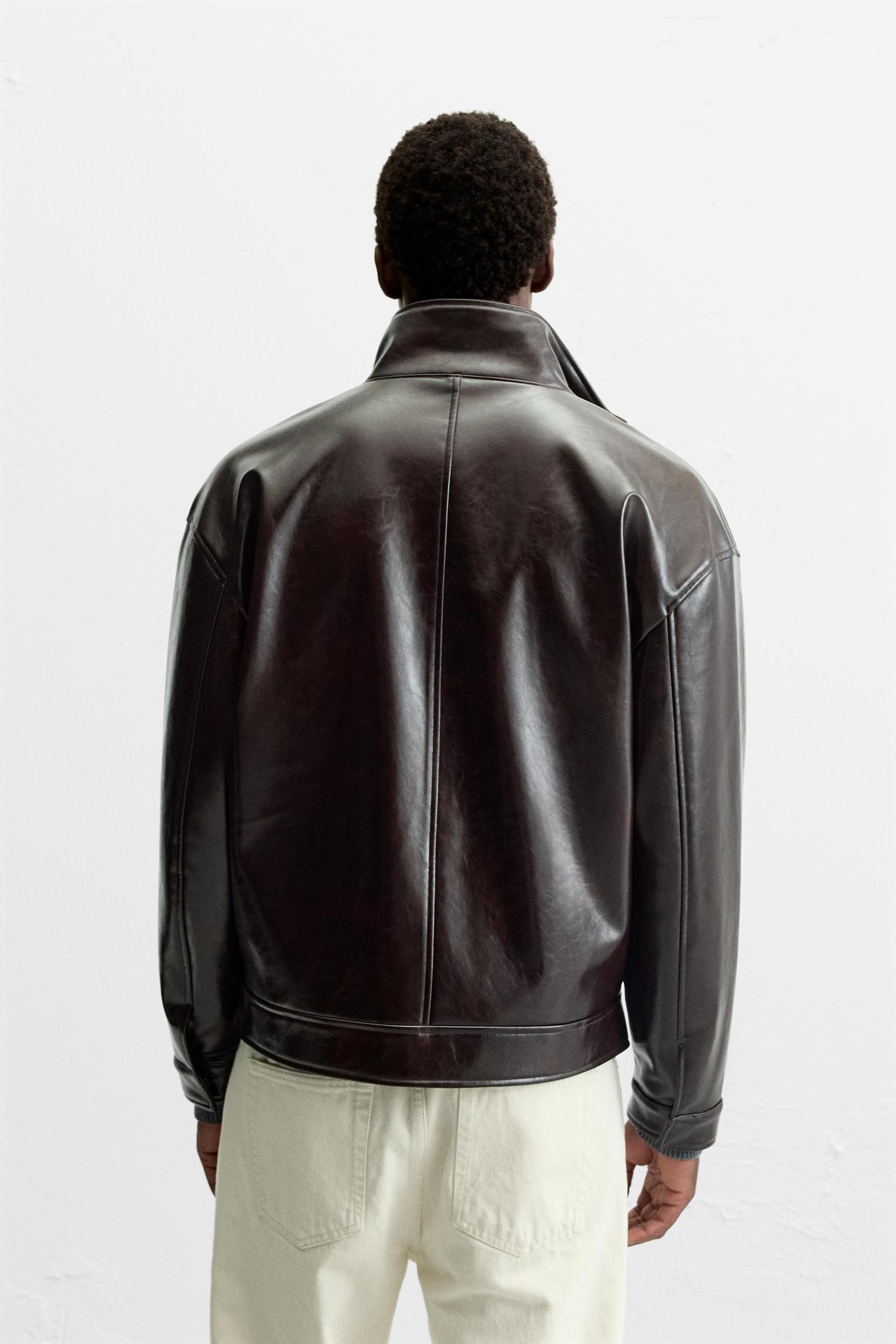 FAUX LEATHER JACKET Product Image