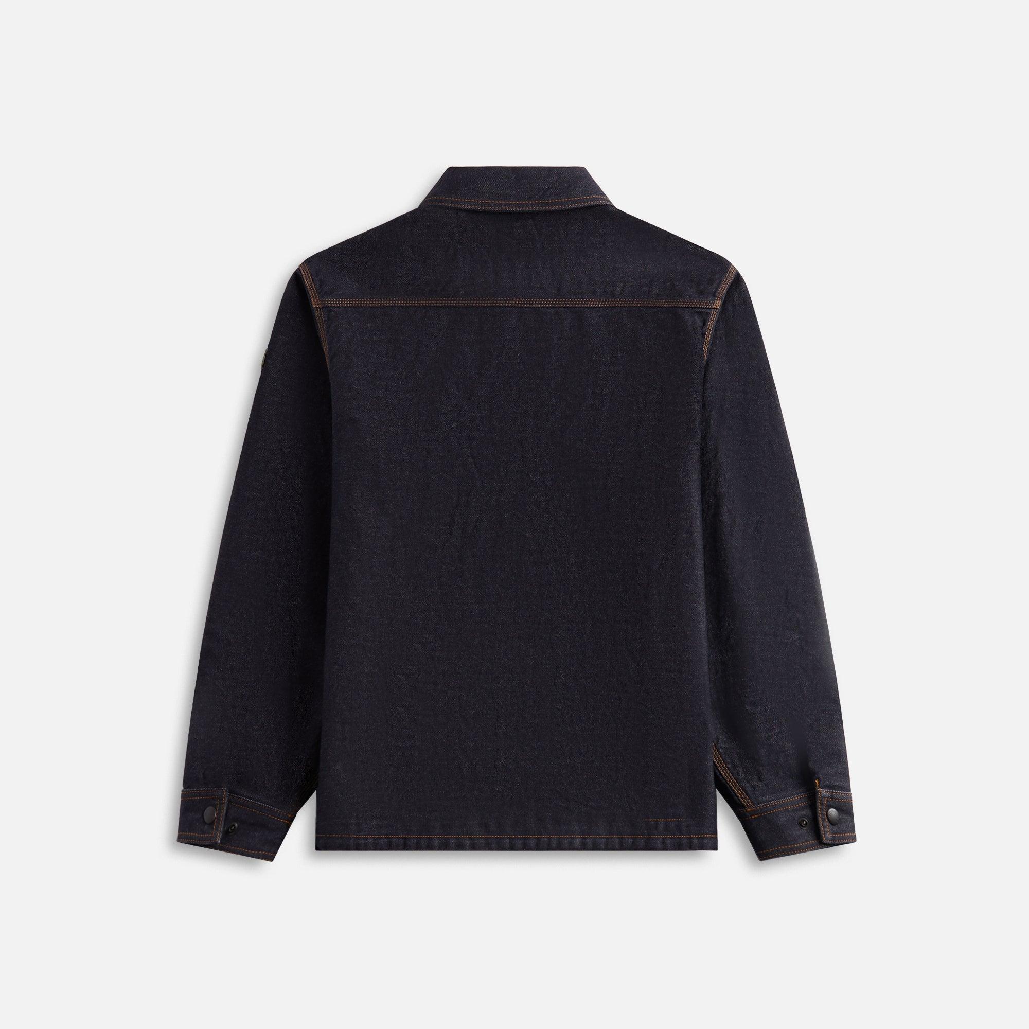 Moncler Denim Shirt - Dark Blue Male Product Image