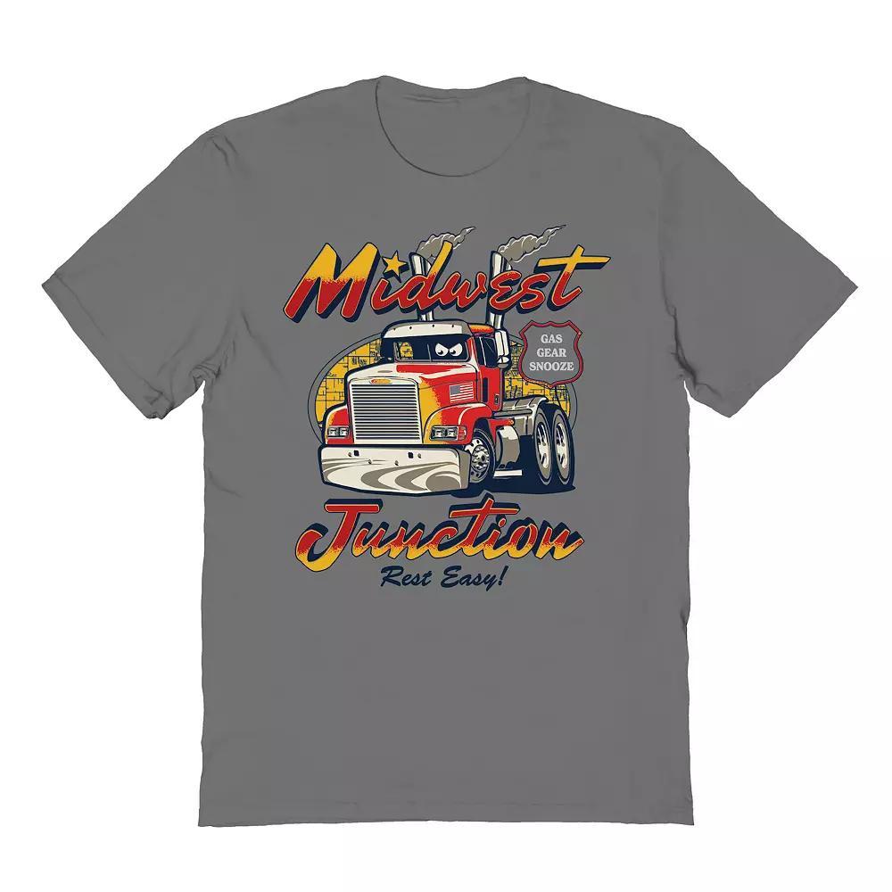 Men's Midwest Junction Graphic Tee, Size: Small, Grey Product Image