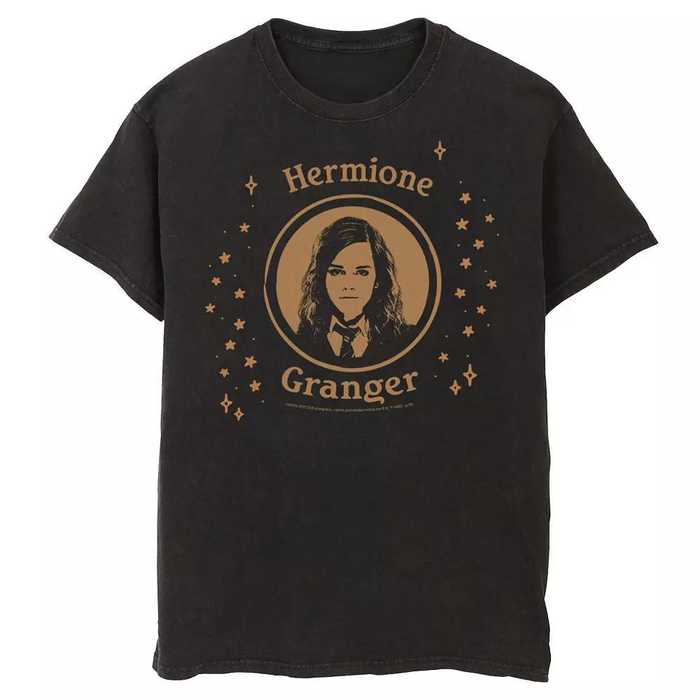 Men's Harry Potter Hermione Granger Simple Portrait Tee, Size: Medium, Black Product Image