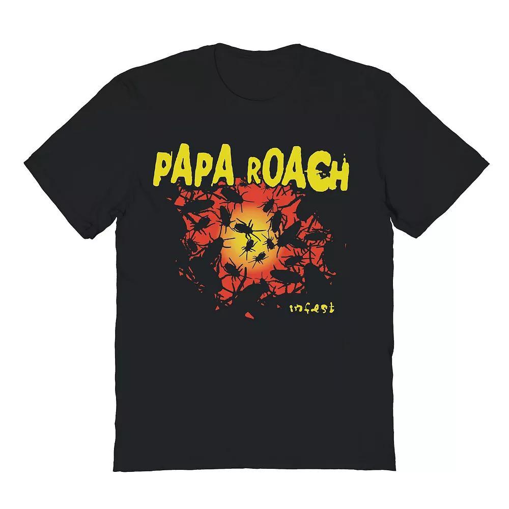 Mens Papa Roach Infest Glow Redux Graphic Tee Product Image