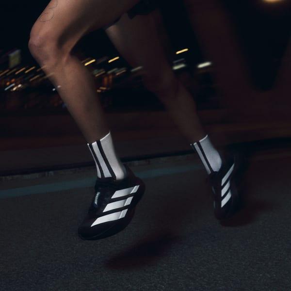 Mens adidas Adizero EVO SL Athletic Shoe Metallic / Iron Metallic / Halo Silver Product Image