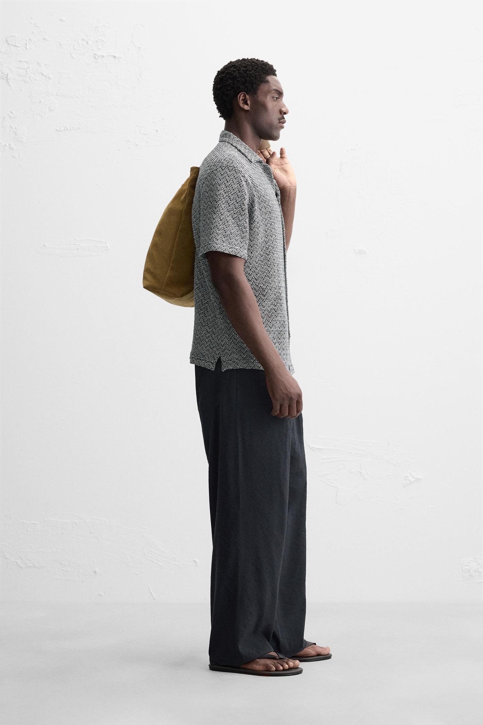 OPEN TEXTURED SHIRT Product Image