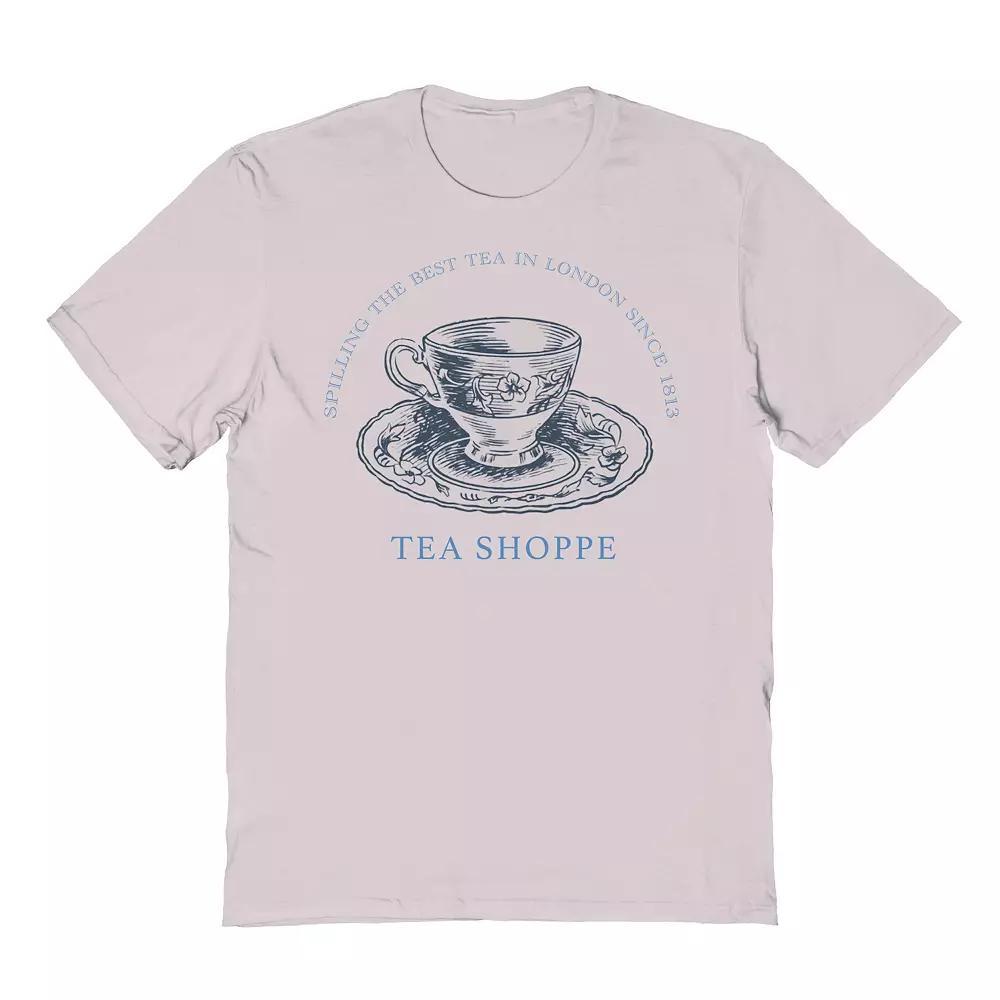 Men's Tea Shoppe Graphic Tee, Size: XXL, Ice Gray Product Image