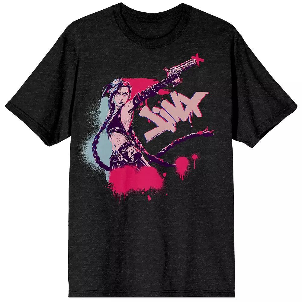 Men's Arcane Jinx Graphic Tee, Size: XL, Black Product Image