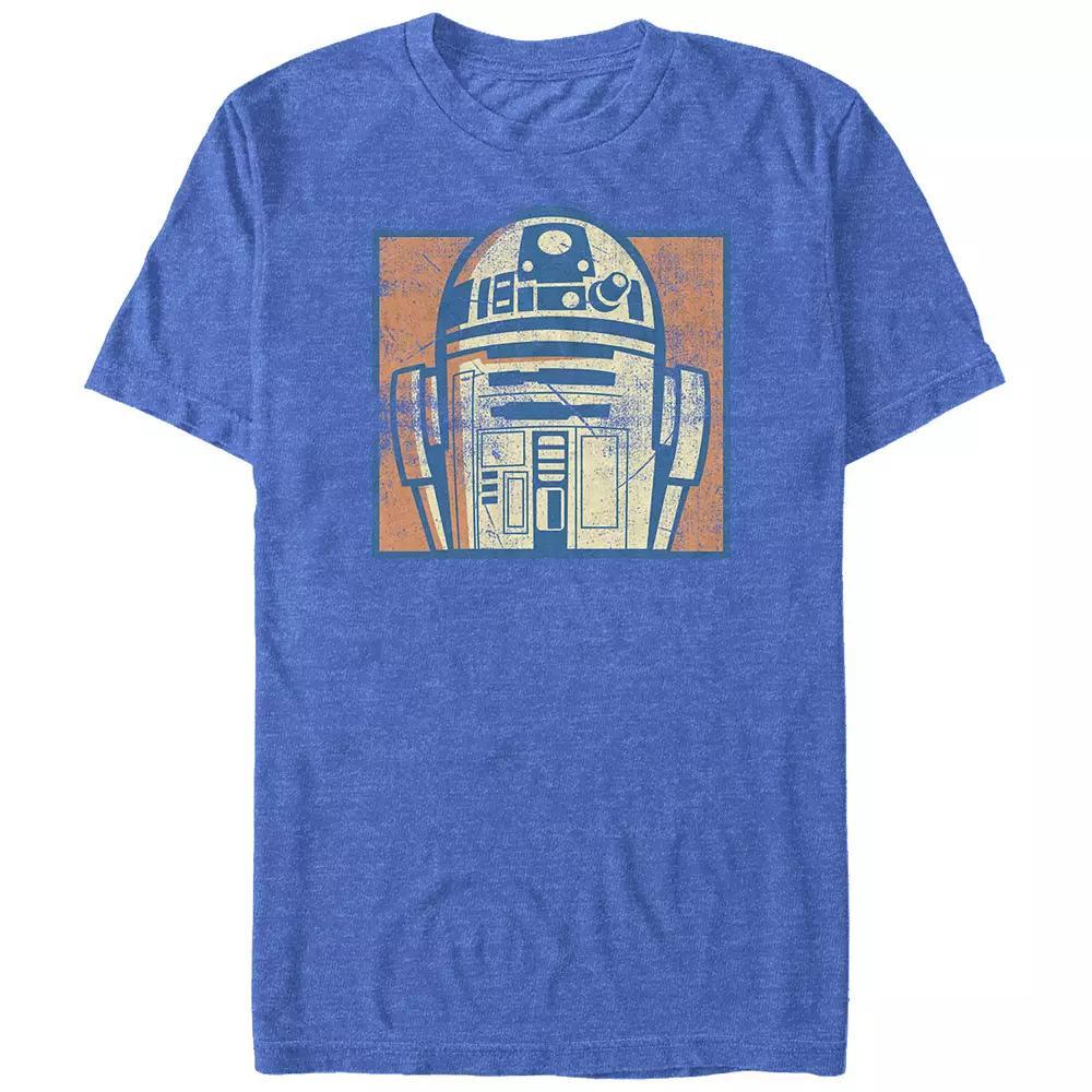 Big & Tall Star Wars R2-D2 Portrait Graphic Tee, Men's, Size: XL Tall, Royal Grey Product Image