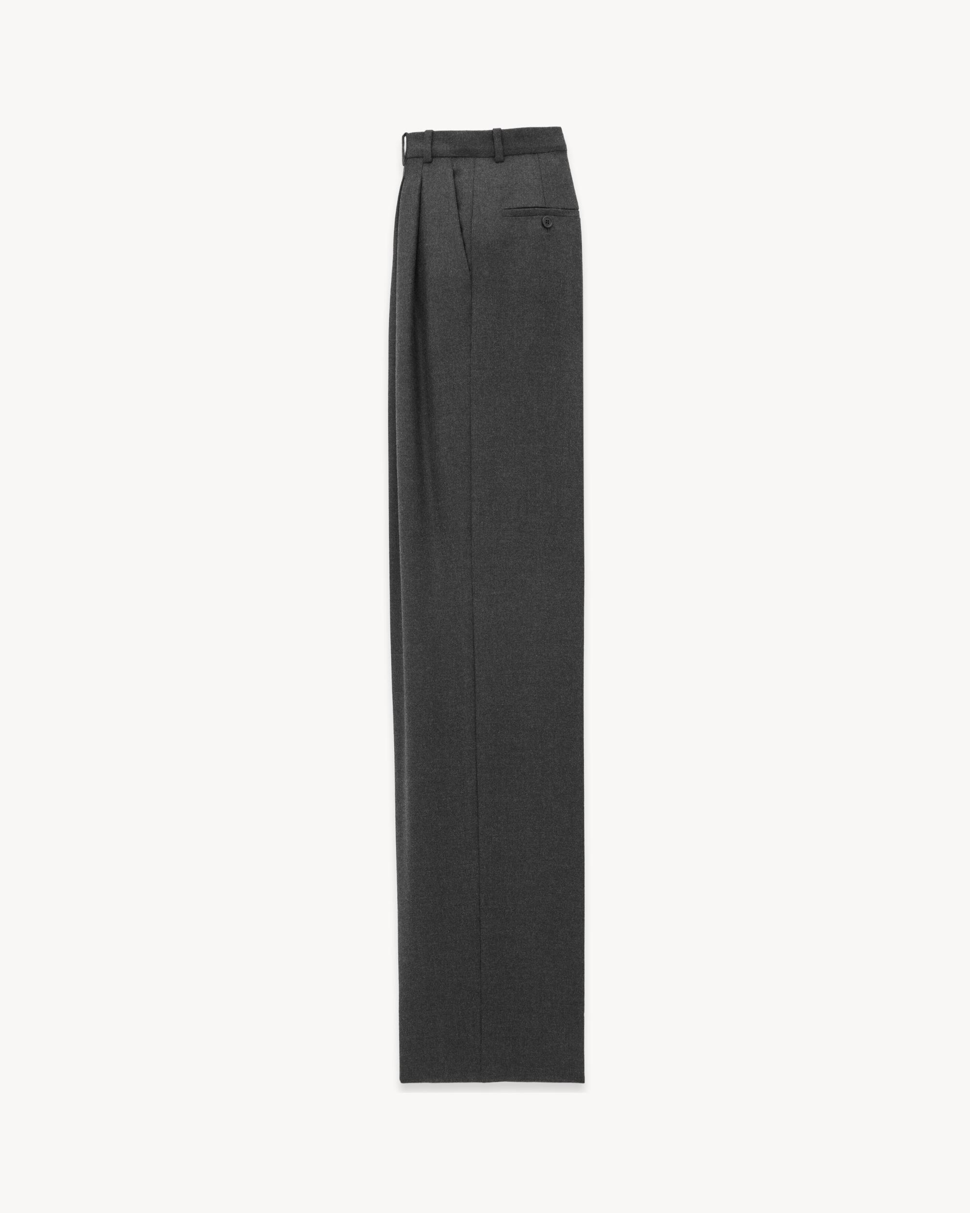 wide-leg pants in cashmere Product Image