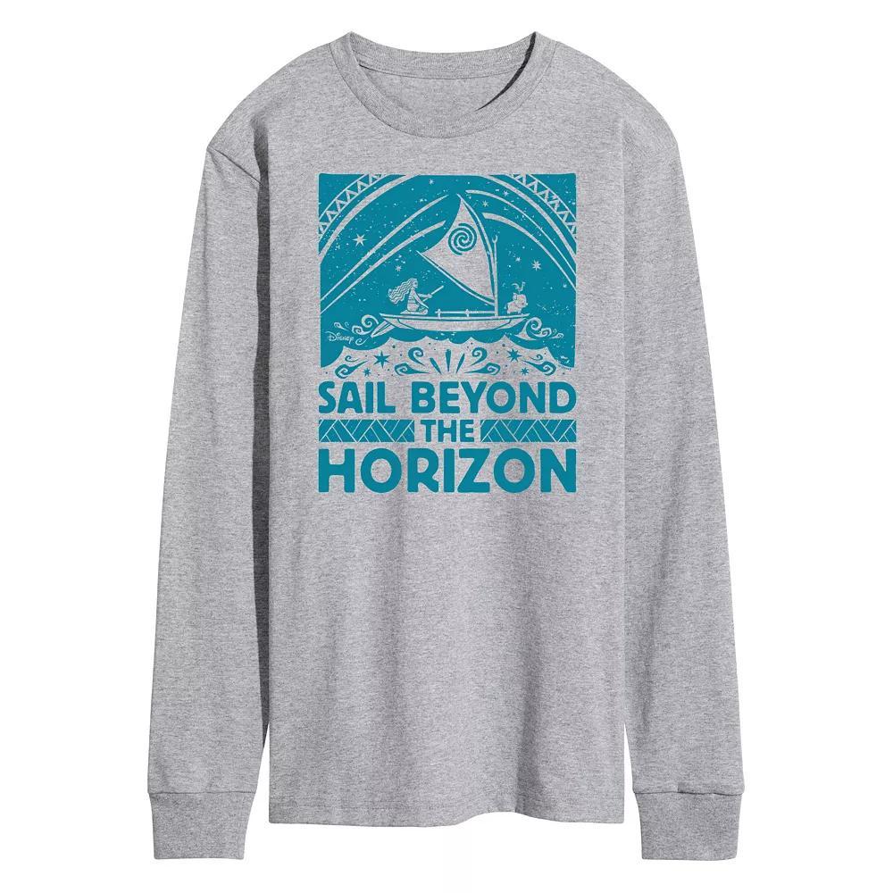 Disneys Moana Mens Beyond Horizon Long Sleeve Graphic Tee Product Image