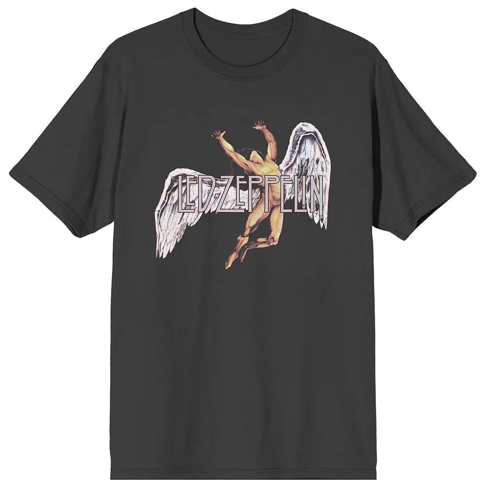 Men's Led Zeppelin Icarus Graphic Tee, Size: Medium, Gray Product Image