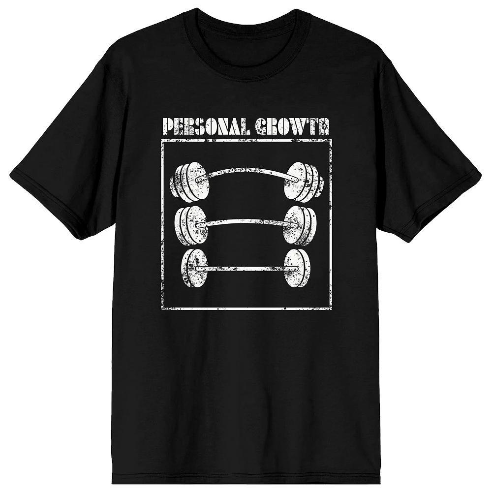 Men's Gym Culture Barbell Weights Tee, Size: XL, Black Product Image