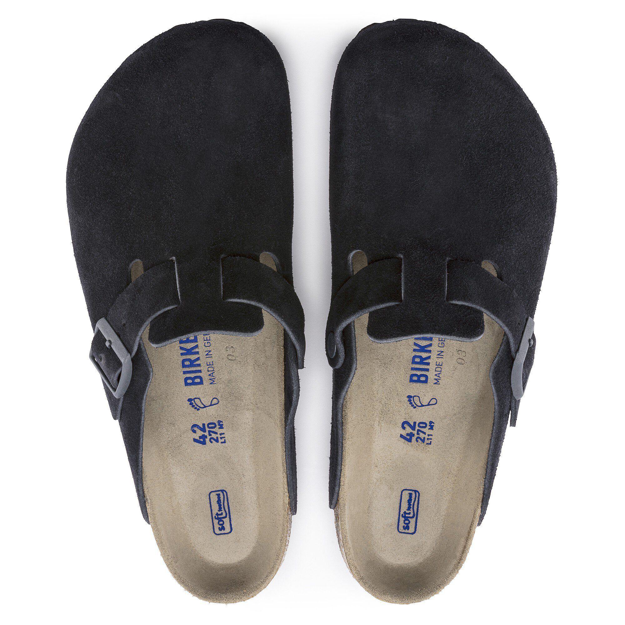 Boston Soft Footbed Suede Leather Midnight Blue Product Image