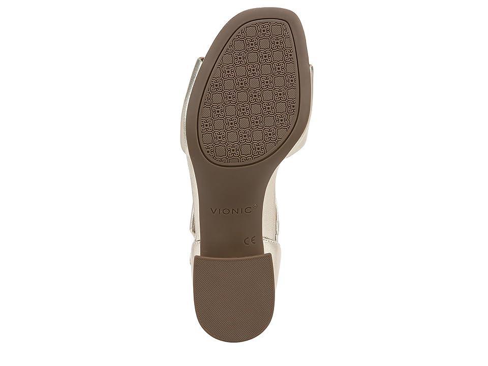 VIONIC Chardonnay Ankle Straps Metal Leather) Women's Sandals Product Image