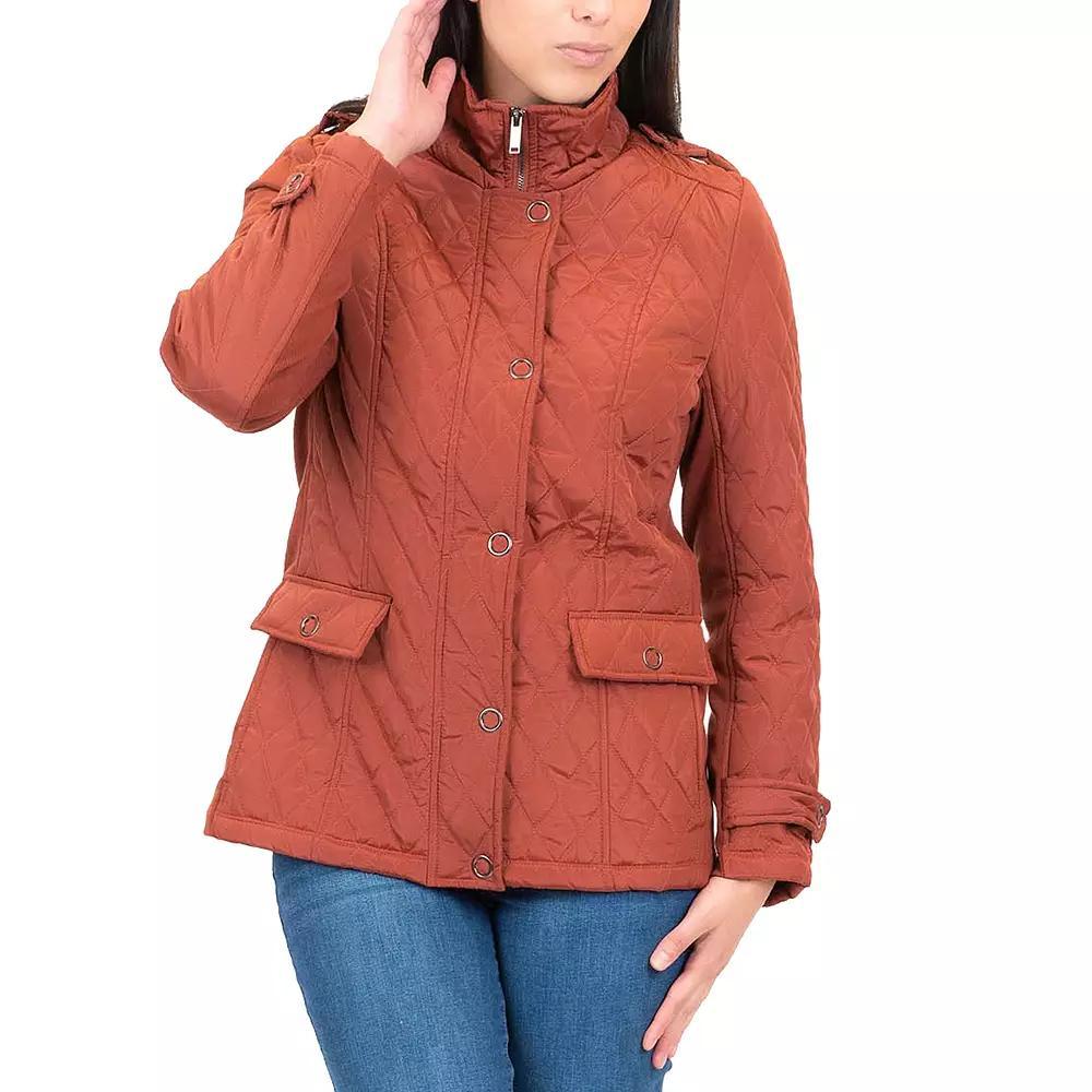 Women's MO-KA Quilted Jacket, Size: XS, Red Product Image