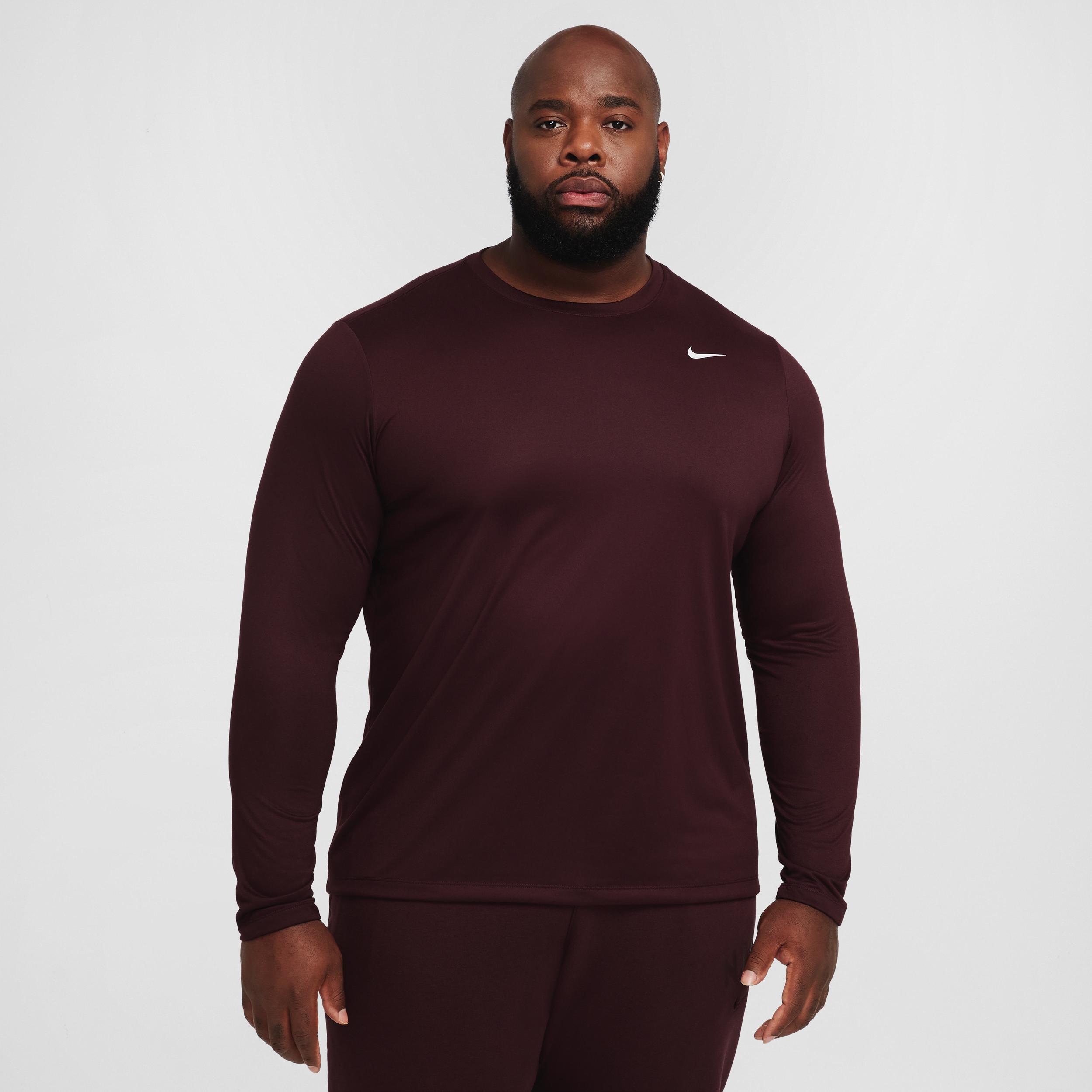 Nike Men's Dri-FIT Legend Long-Sleeve Fitness Top Product Image