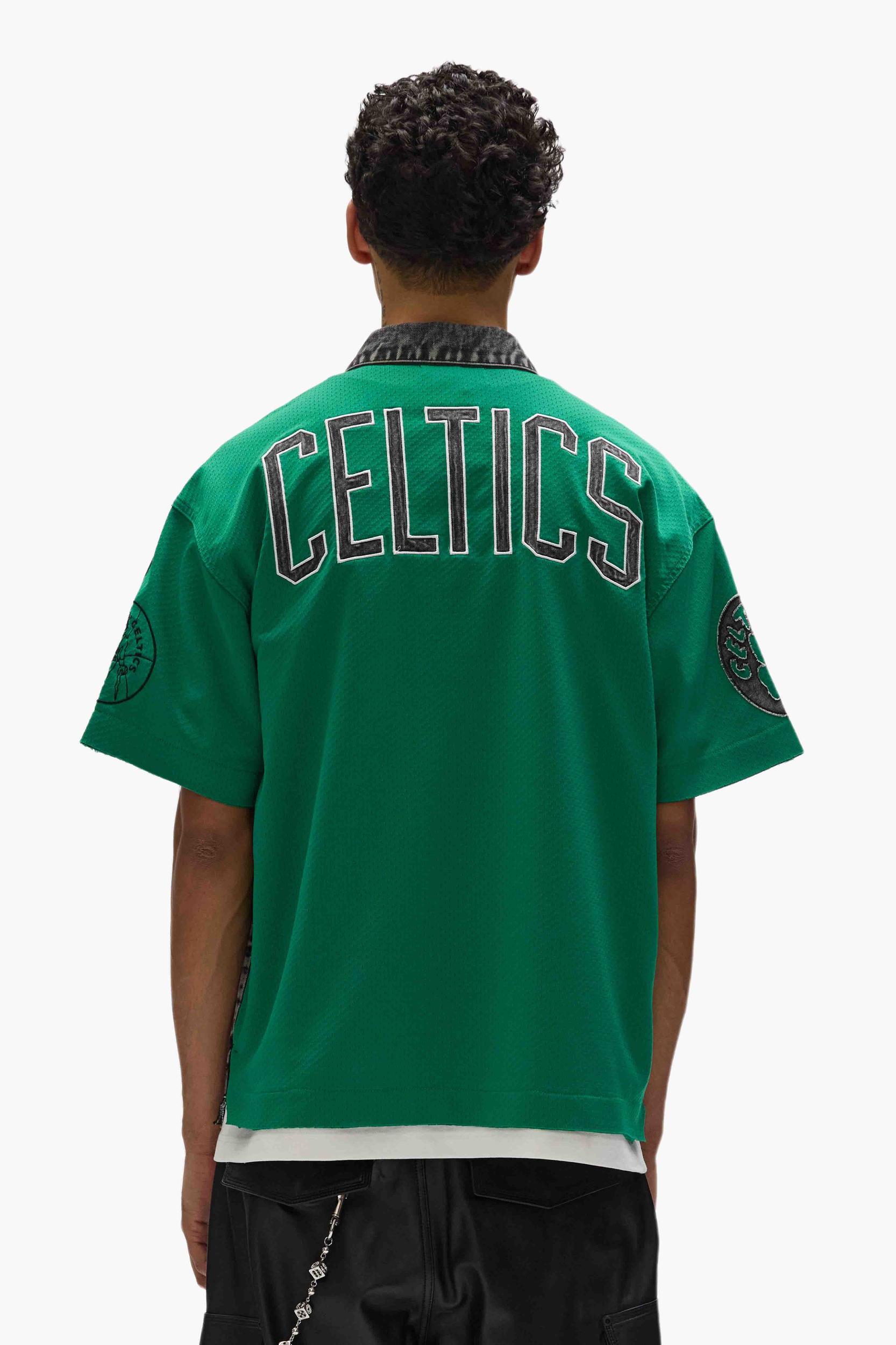 Boston Celtics Snap Shirt Male Product Image