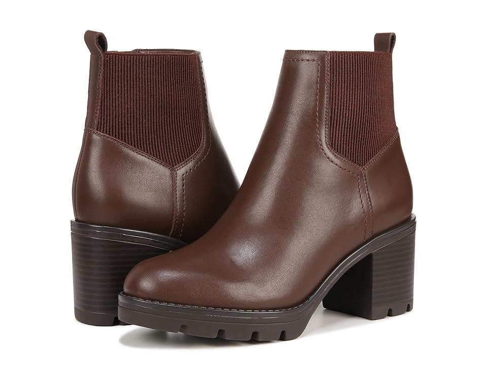 Naturalizer Verney Weatherproof Leather Block Heel Chunky Lug Sole Chelsea Platform Booties Product Image