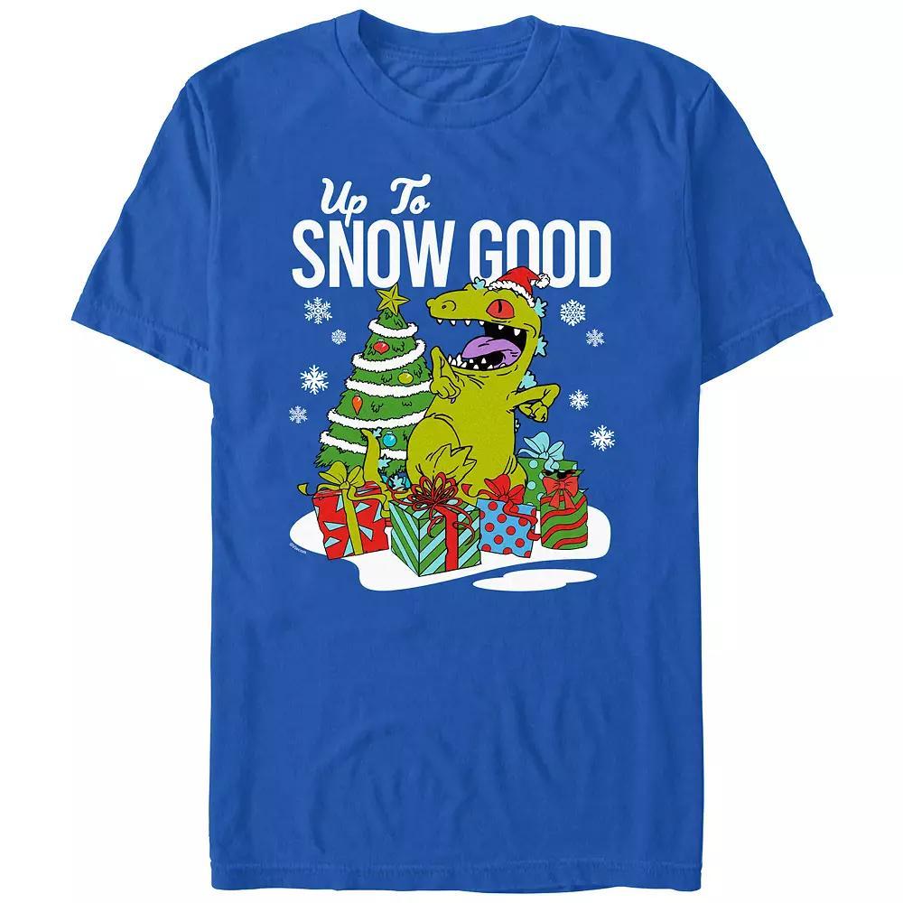 Men's Rugrats Reptar Up To Snow Good Graphic Tee, Size: XL, Royal Product Image