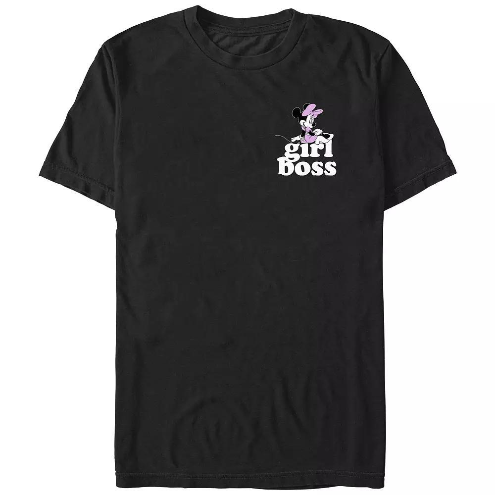 Disney's Minnie Mouse Girl Boss Juniors' Graphic Tee, Women's, Size: XXL, Black Product Image