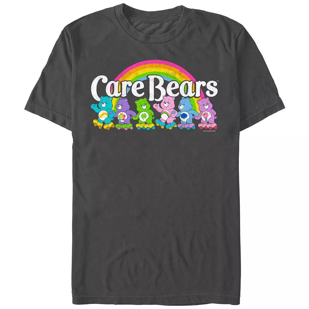 Men's Care Bears Roller Skating Graphic Tee, Size: XS, Grey Product Image