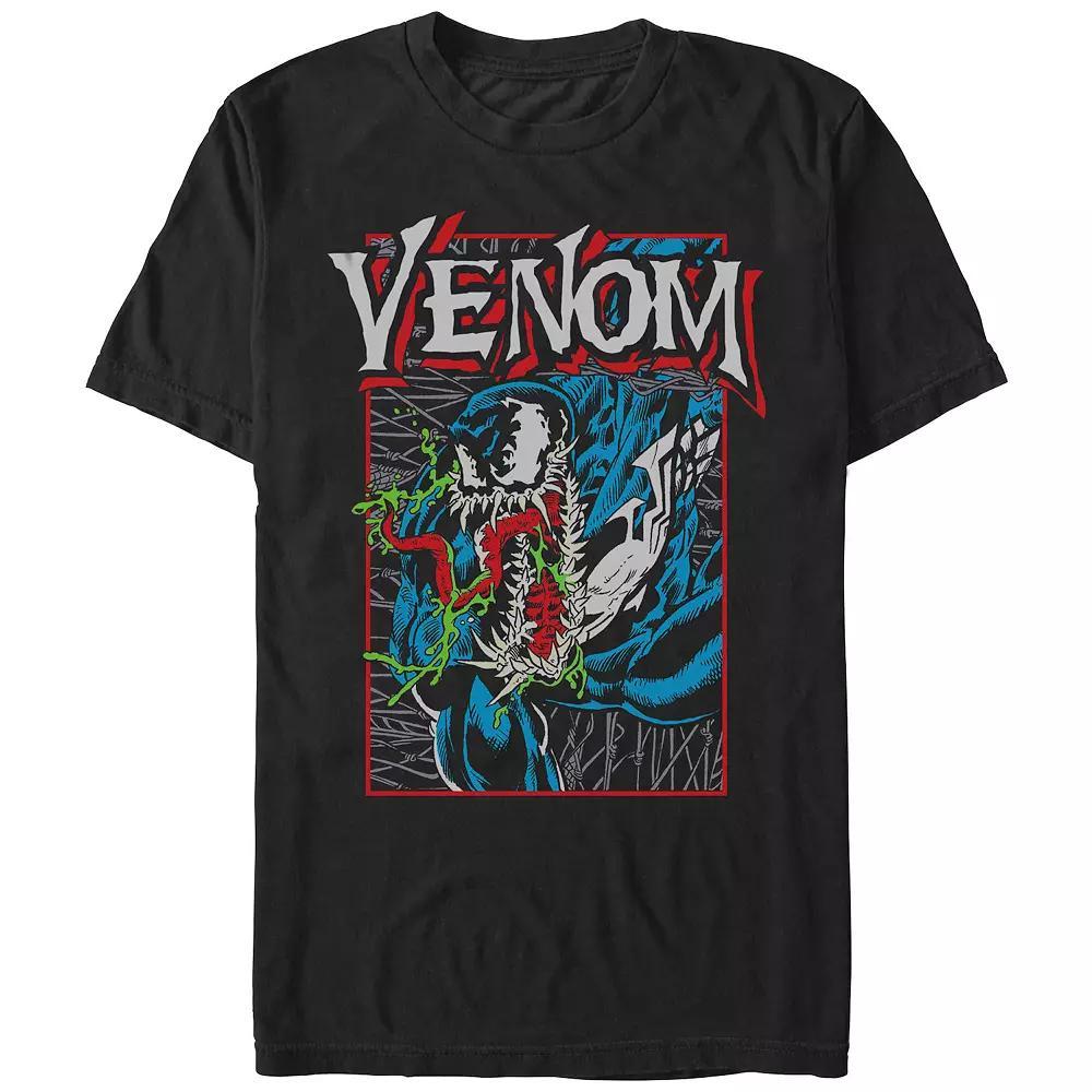 Men's Spider-Man Venom Evil Poster Graphic Tee, Size: XXL, Black Product Image