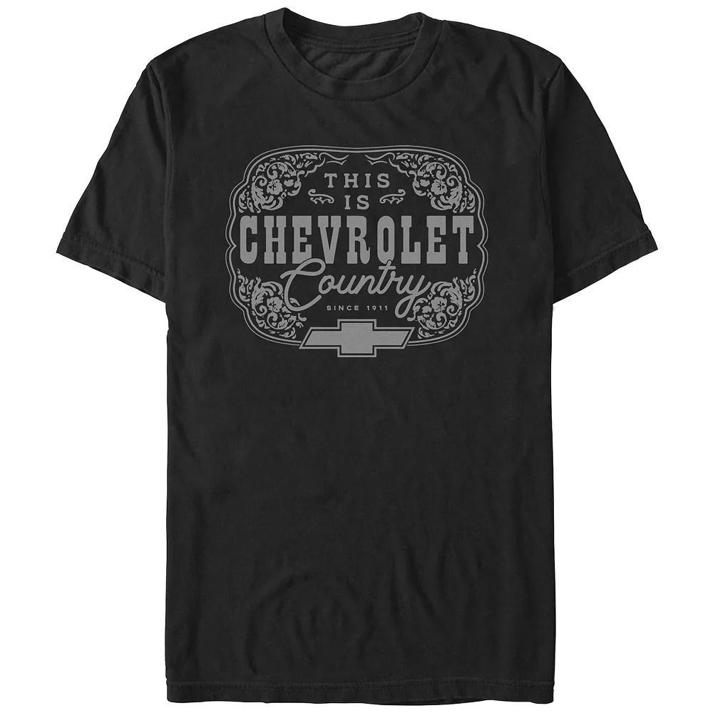 Men's This Is Chevrolet Country Badge Graphic Tee, Size: XL, Black Product Image