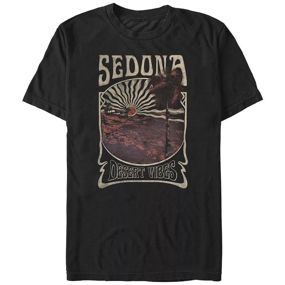 Big & Tall Sedona Desert Vibes Graphic Tee, Men's, Size: 3XB, Black Product Image