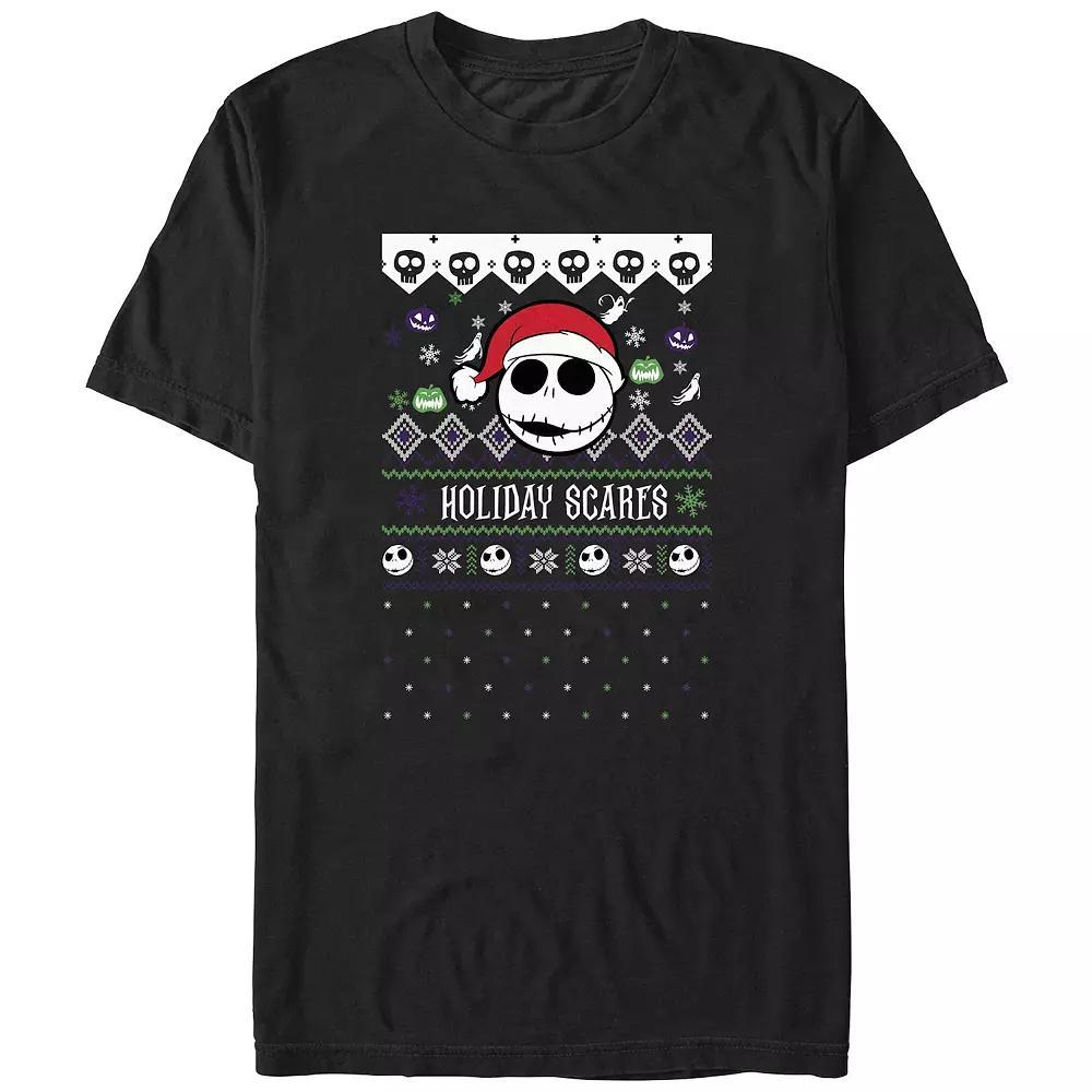 Disney's The Nightmare Before Christmas Jack Holiday Scares Big & Tall Graphic Tee, Men's, Size: XL Tall, Black Product Image