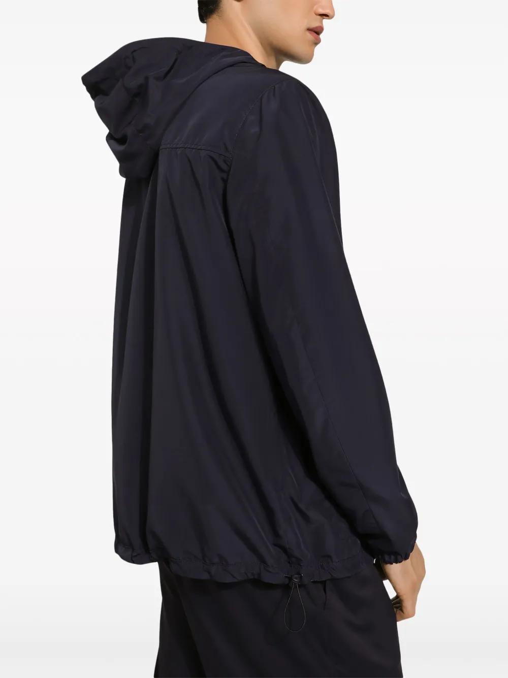 logo-print reversible parka Product Image
