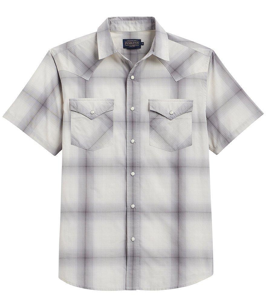 Pendleton Frontier Ombre Short Sleeve Woven Shirt Product Image