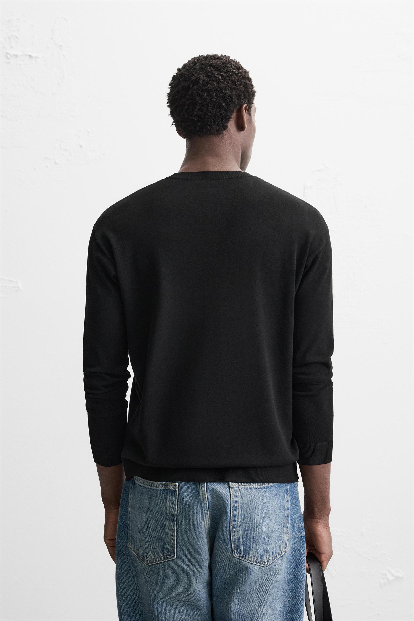 TEXTURED VISCOSE BLEND SWEATER Product Image